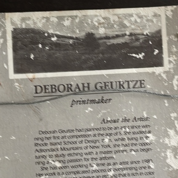 In the Shadows of Unknown Places 11” by 21” stunning piece of Art vintage - Picture 12 of 16